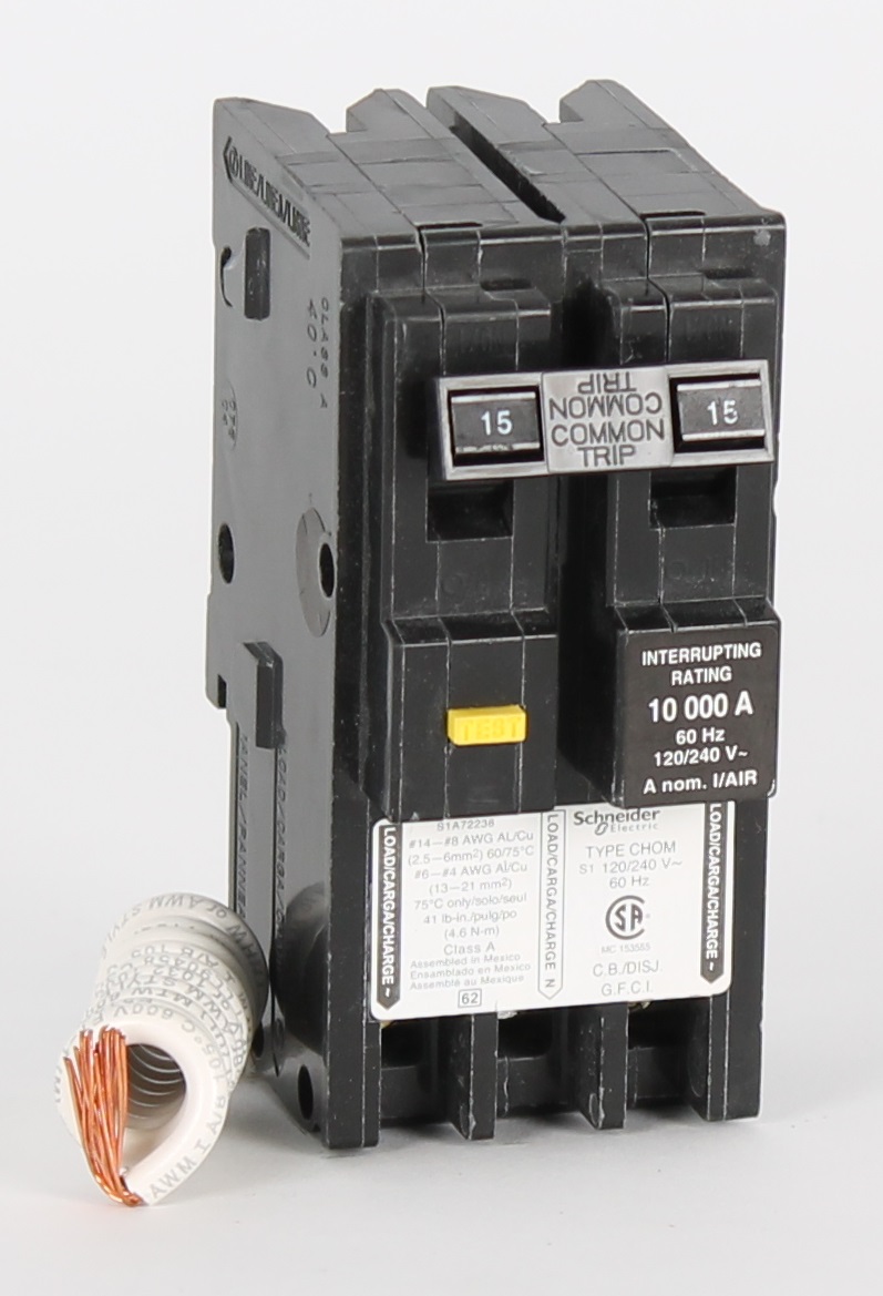 breakers n CHOM215GFI  Electric Distributeck N CIRCUIT  BREAKERS