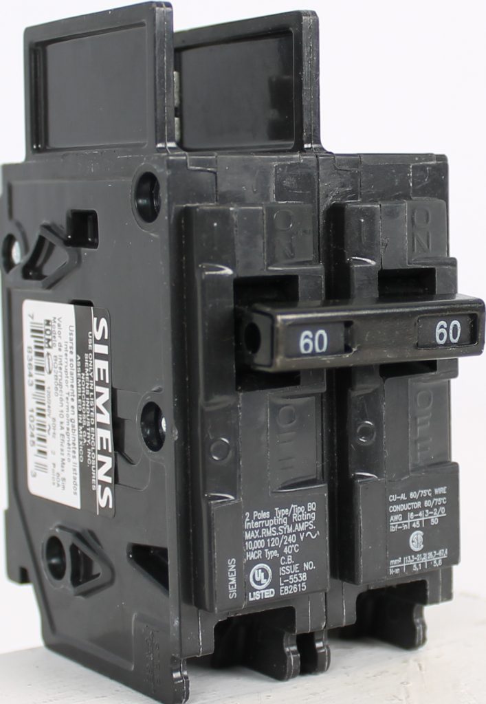 breakers n Electric CIRCUIT N Distributeck BQ2B060 BREAKERS